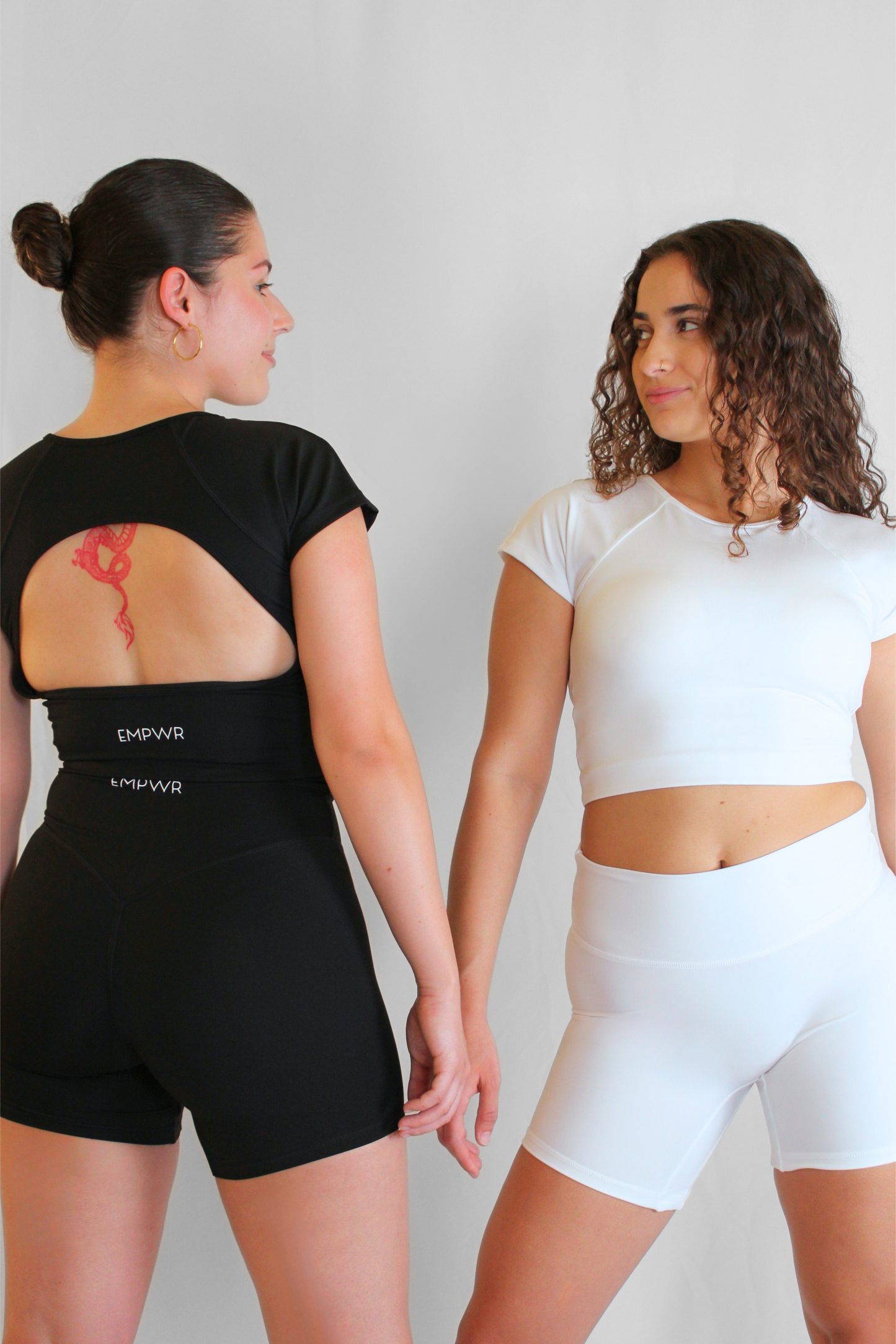 Open Back Active Crop